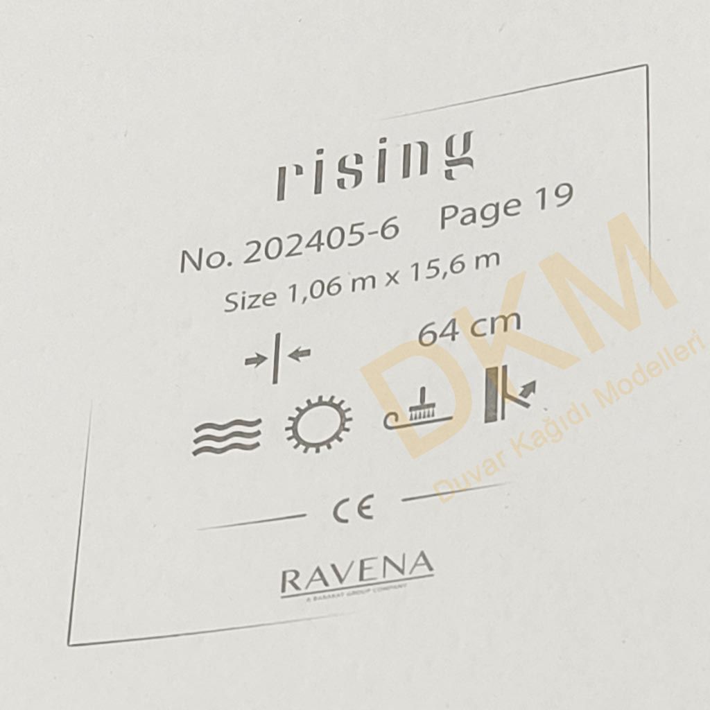 Ravena Rising 202405-6 Tek renk alacalı Duvar Kağıdı 16m² - Görsel 3