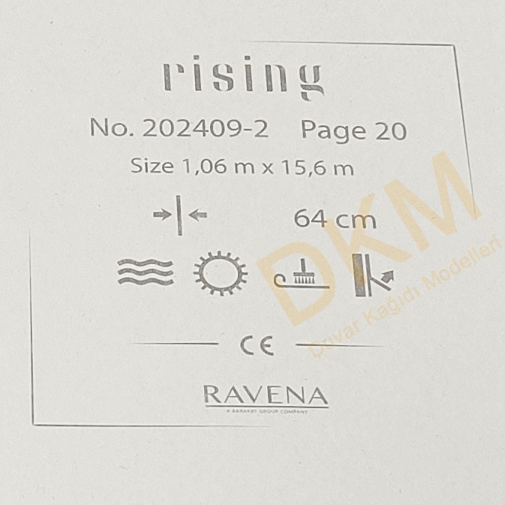 Ravena Rising 202409-2 Damarlı çizgili Duvar Kağıdı 16m² - Görsel 3