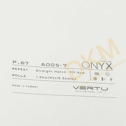 Vertu Onyx 6005-7 Duvar Kağıdı - Görsel 3