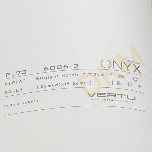 Vertu Onyx 6006-3 Duvar Kağıdı - Görsel 3