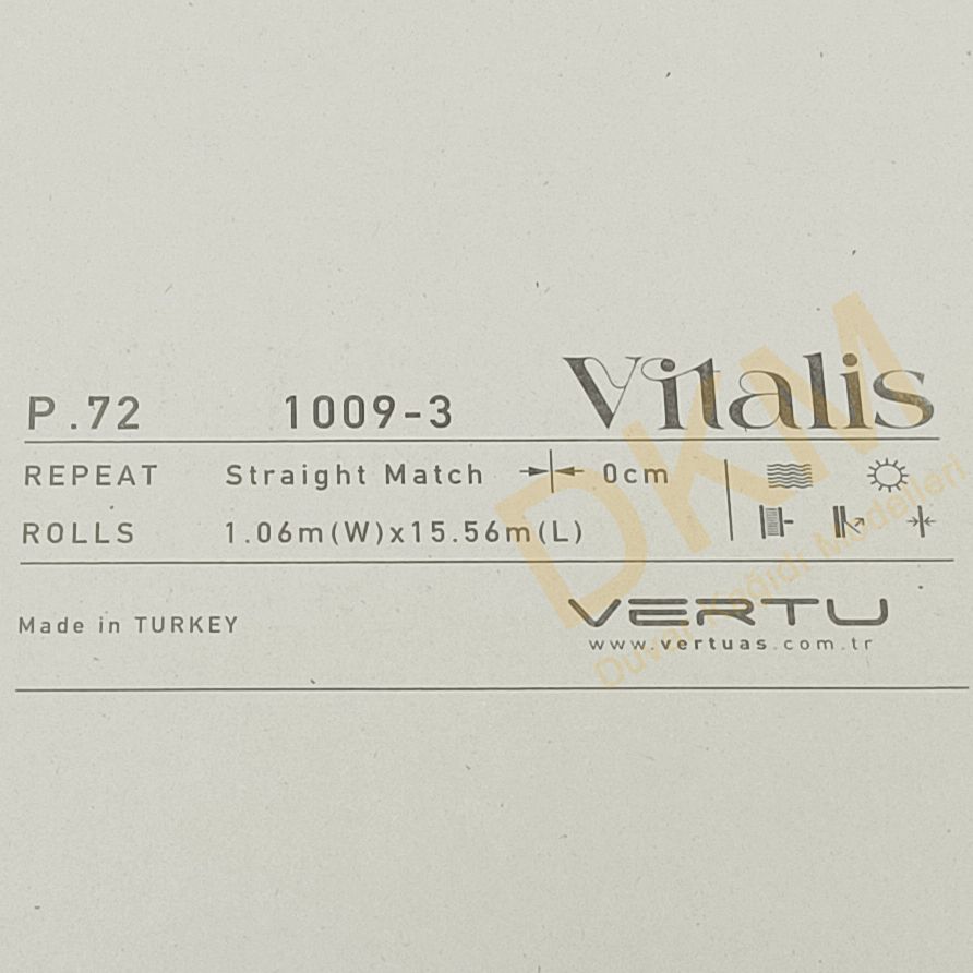Vertu Vitalis 1009-3 Duvar Kağıdı 16m² - Görsel 3