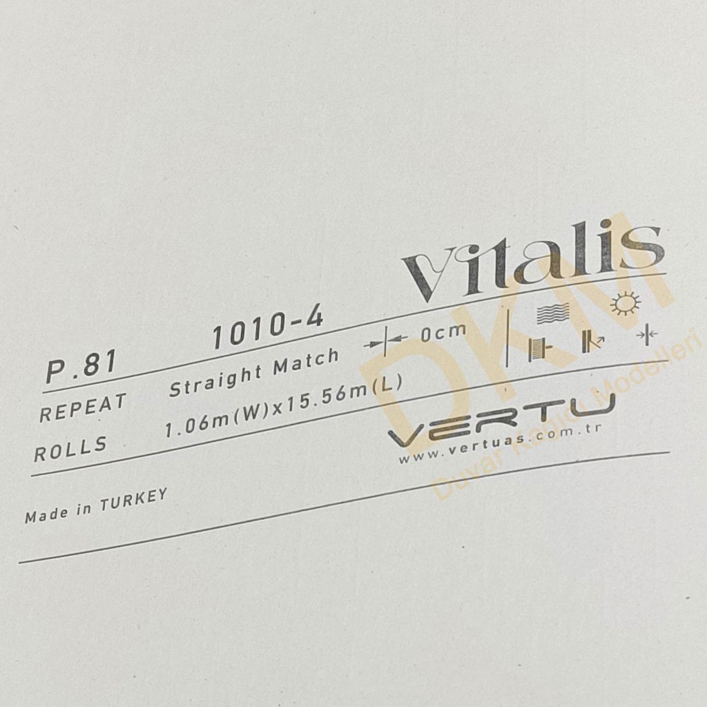 Vertu Vitalis 1010-4 Duvar Kağıdı 16m² - Görsel 3