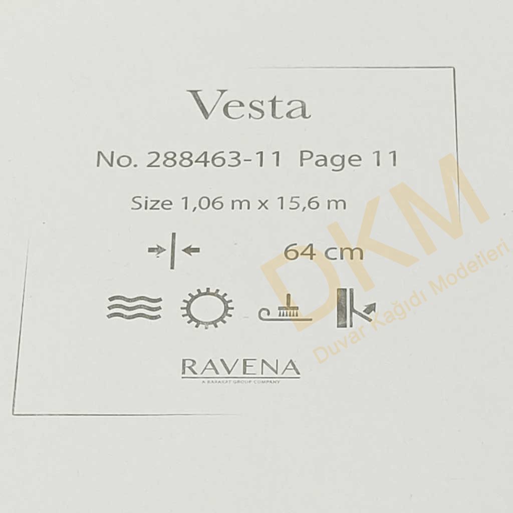 Ravena Vesta 288463-11 Damarlı parlak Duvar Kağıdı 16m² - Görsel 3