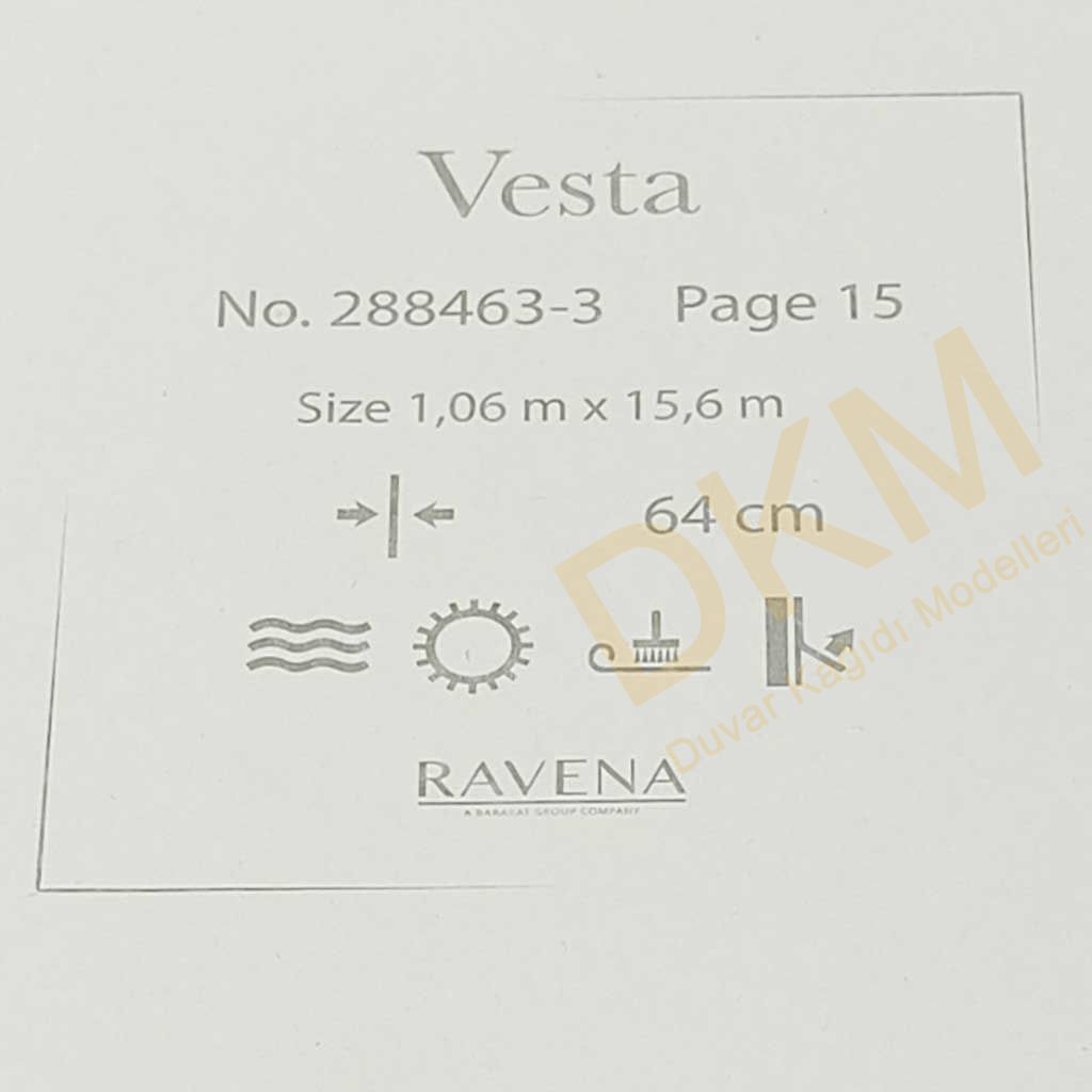Ravena Vesta 288463-3 Damarlı parlak Duvar Kağıdı 16m² - Görsel 3