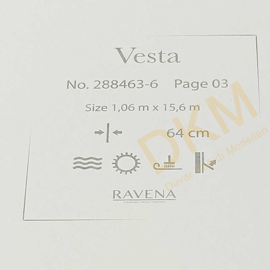 Ravena Vesta 288463-6 Damarlı parlak Duvar Kağıdı 16m² - Görsel 3