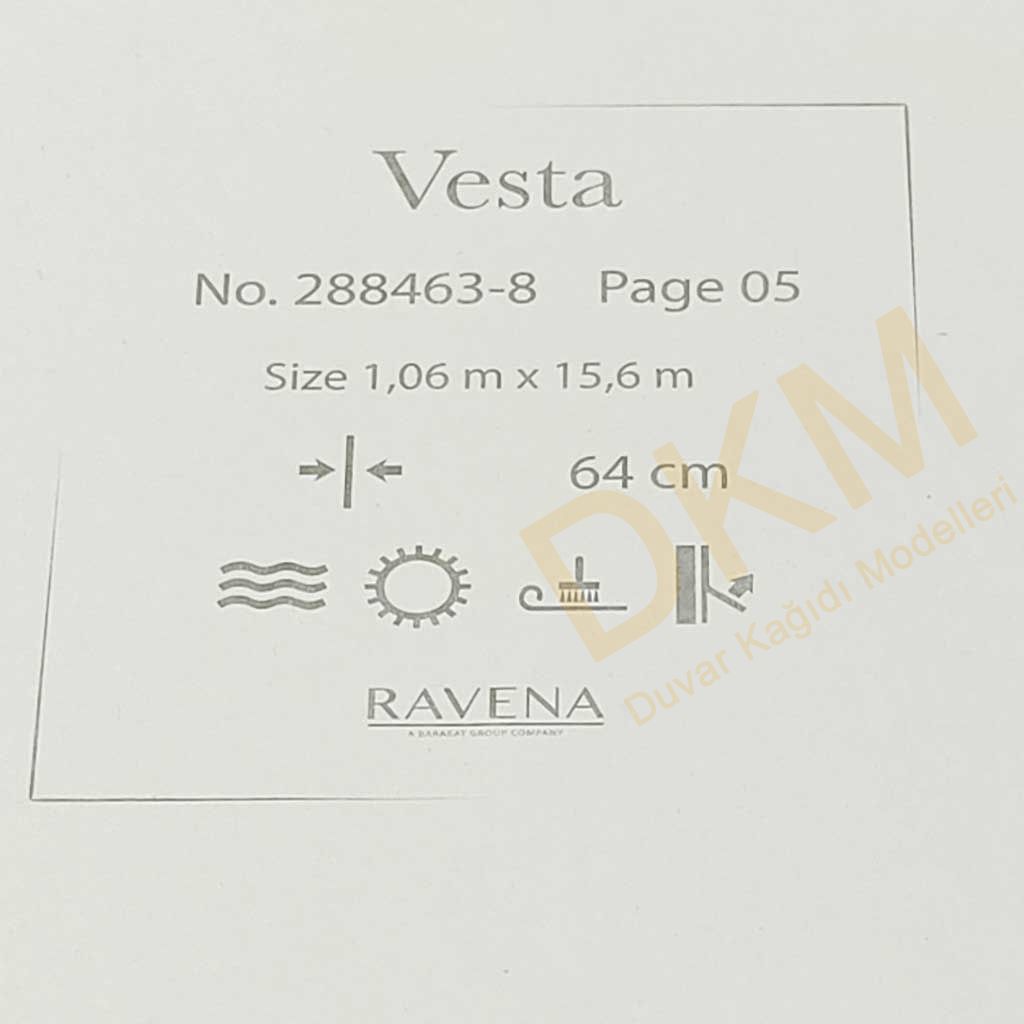 Ravena Vesta 288463-8 Damarlı parlak Duvar Kağıdı 16m² - Görsel 3