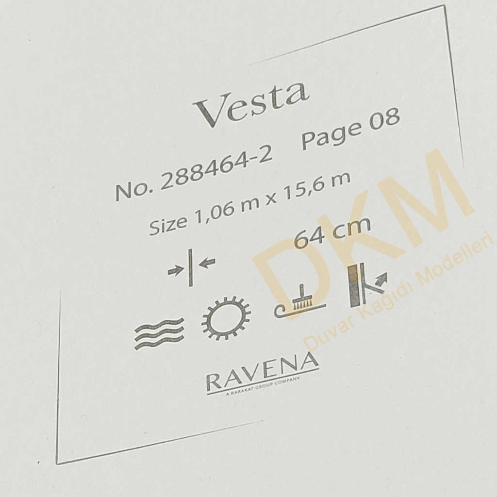 Ravena Vesta 288464-2 Tek renk alacalı Duvar Kağıdı 16m² - Görsel 3