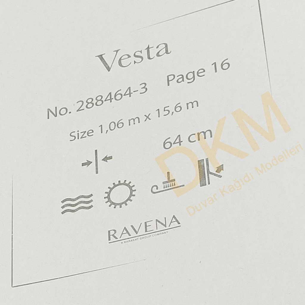 Ravena Vesta 288464-3 Tek renk alacalı Duvar Kağıdı 16m² - Görsel 3