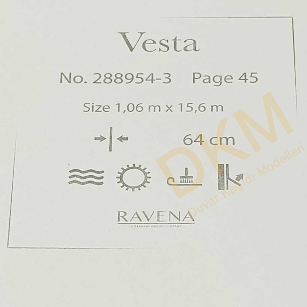 Ravena Vesta 288954-3 Damarlı parlak Duvar Kağıdı 16m² - Görsel 3