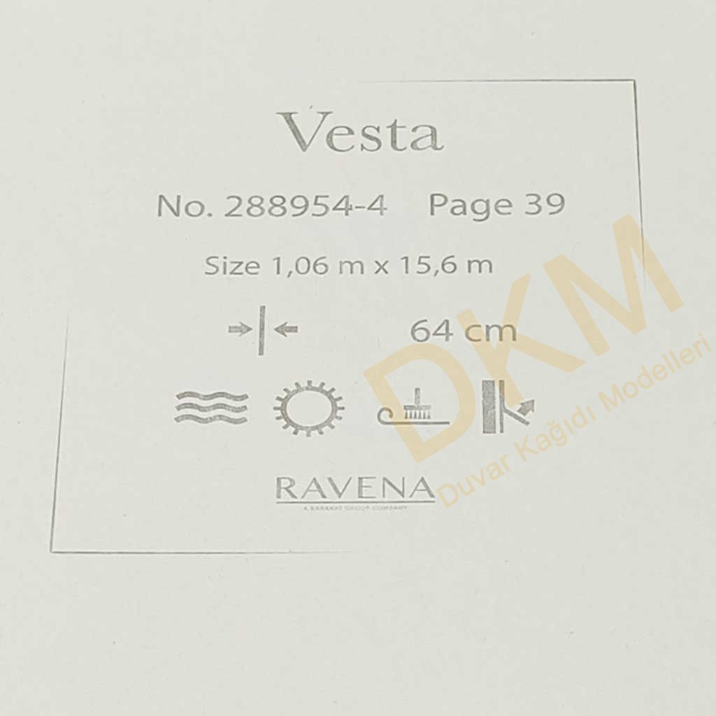 Ravena Vesta 288954-4 Damarlı parlak Duvar Kağıdı 16m² - Görsel 3