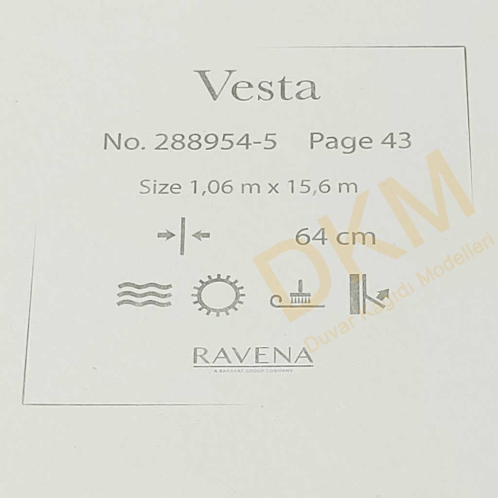 Ravena Vesta 288954-5 Damarlı parlak Duvar Kağıdı 16m² - Görsel 3