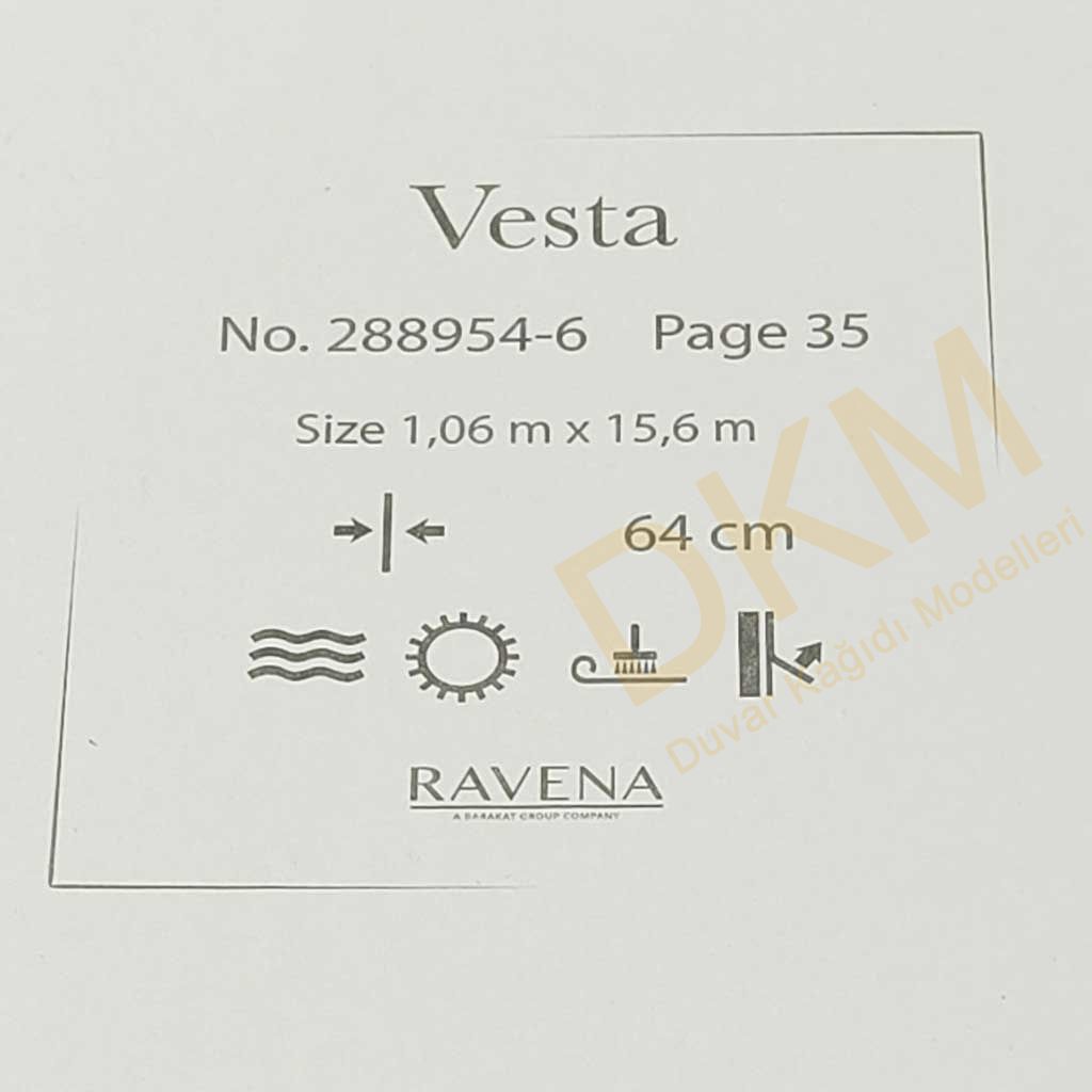 Ravena Vesta 288954-6 Damarlı parlak Duvar Kağıdı 16m² - Görsel 3