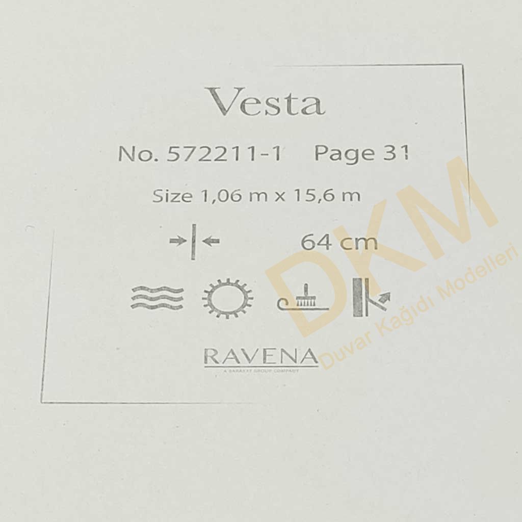 Ravena Vesta 572211-1 Eskitme damask Duvar Kağıdı 16m² - Görsel 3