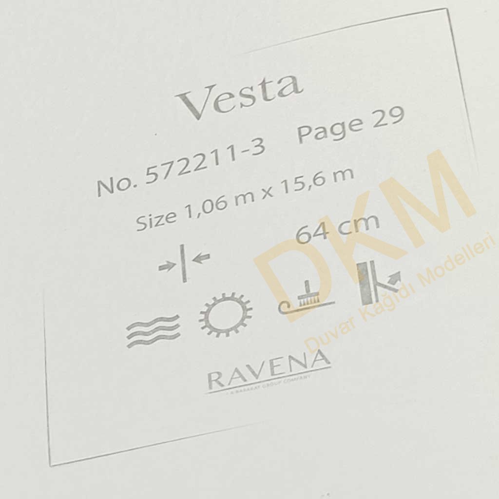 Ravena Vesta 572211-3 Eskitme damask Duvar Kağıdı 16m² - Görsel 3