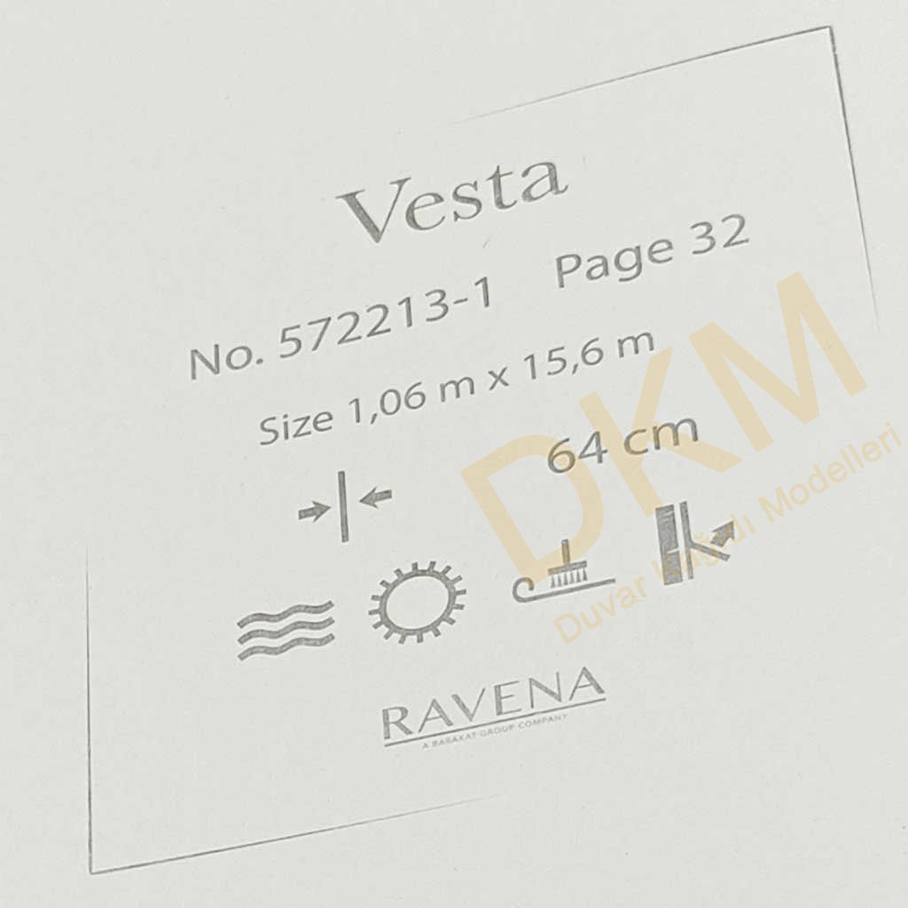 Ravena Vesta 572213-1 Tek renk alacalı Duvar Kağıdı 16m² - Görsel 3