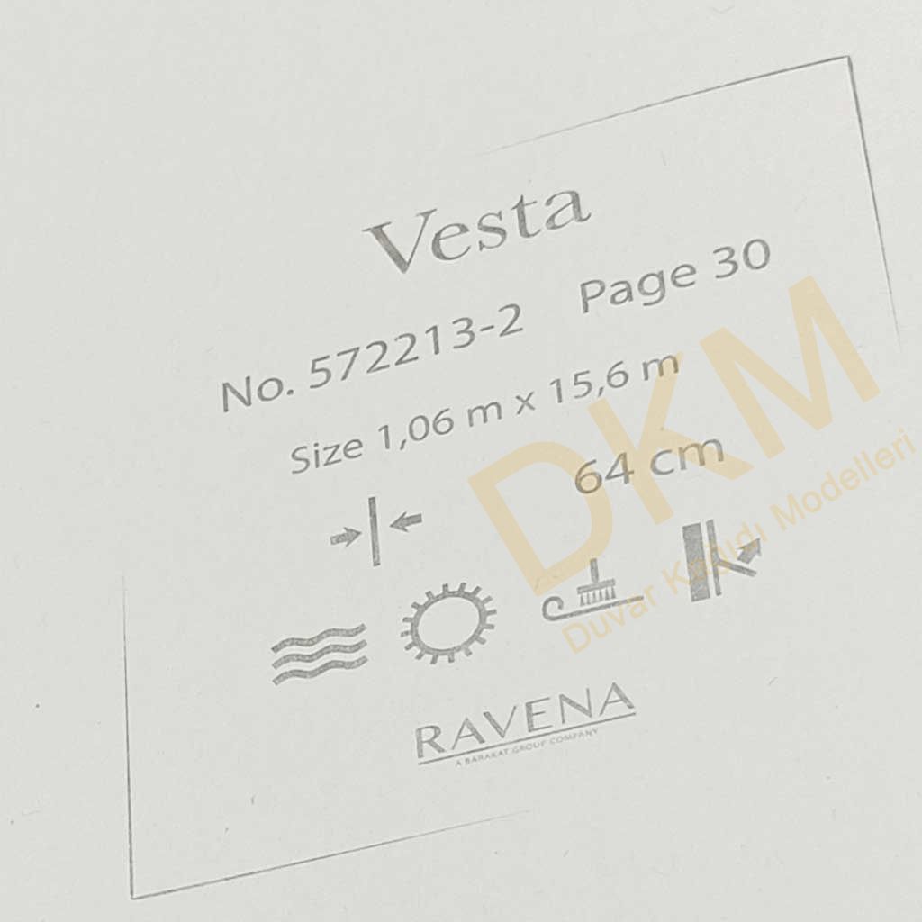 Ravena Vesta 572213-2 Tek renk alacalı Duvar Kağıdı 16m² - Görsel 3