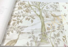 İthal Blooming Garden 118-8315 Ağaç Duvar Kağıdı 10m²