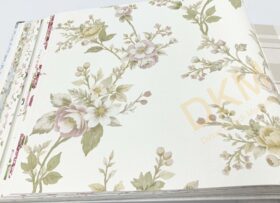 İthal Blooming Garden 120-8325 Çiçek Duvar Kağıdı 10m²