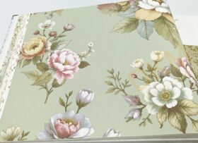 İthal Blooming Garden 121-8331 Çiçek Duvar Kağıdı 10m²