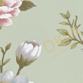Alternative view of İthal Blooming Garden 121-8331 Çiçek Duvar Kağıdı 10m²