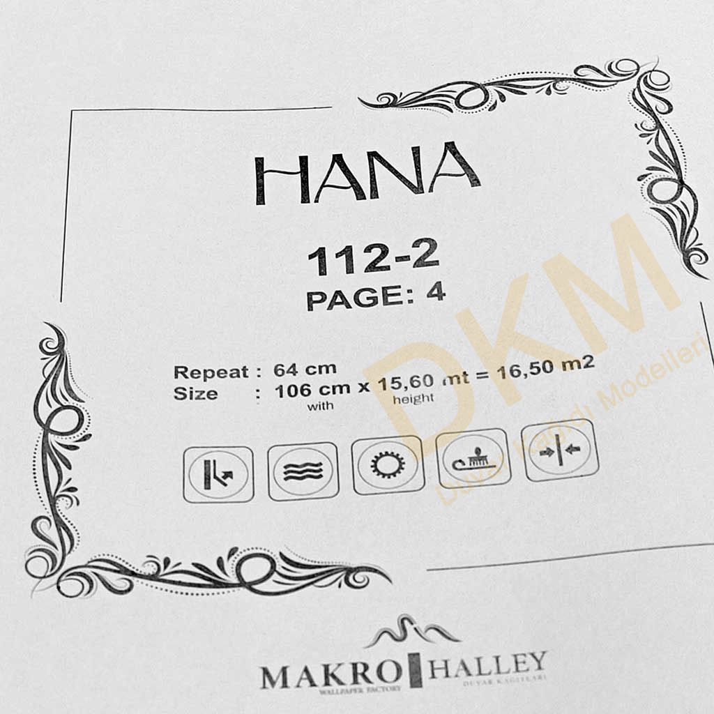 Halley Makro Hana 112-2 Tek renk alacalı Duvar Kağıdı 16m² - Görsel 3