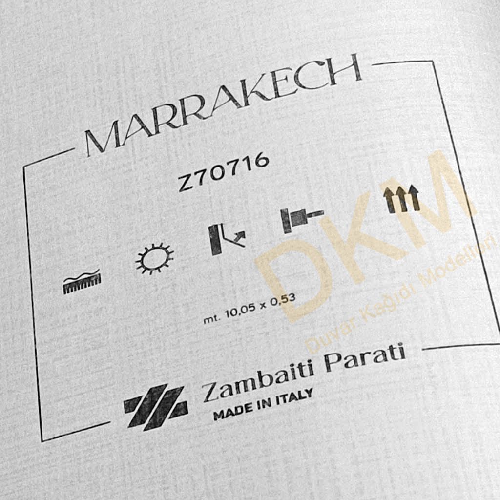 ithal Marrakech M706-4 Z70716 Zigzag Duvar Kağıdı 5m² - Görsel 3
