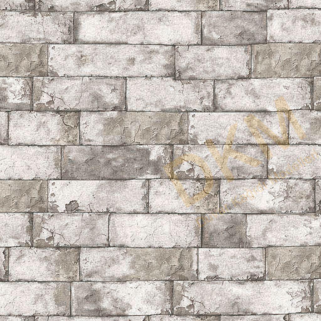 Duka Blume DK.30442-1 Tuğla Desenli Duvar Kağıdı 10m² - Görsel 2