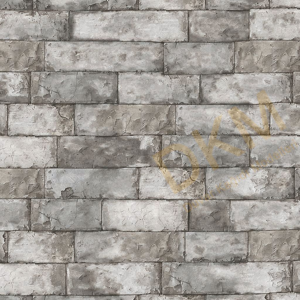 Duka Blume DK.30442-3 Tuğla Desenli Duvar Kağıdı 10m² - Görsel 2