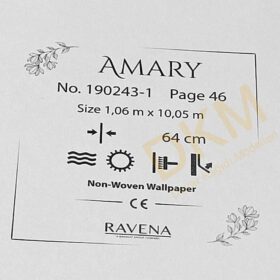 Ravena Amary 190243-1 Çiçek Duvar Kağıdı 10m² - Görsel 3