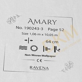 Ravena Amary 190243-3 Çiçek Duvar Kağıdı 10m² - Görsel 3