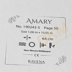 Ravena Amary 190243-5 Çiçek Duvar Kağıdı 10m² - Görsel 3