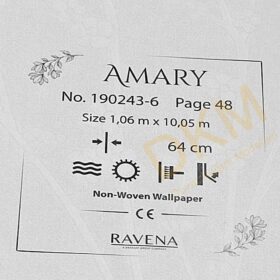 Ravena Amary 190243-6 Çiçek Duvar Kağıdı 10m² - Görsel 3