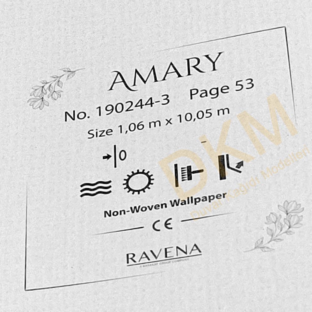 Ravena Amary 190244-3 Hasır Duvar Kağıdı 10m² - Görsel 3