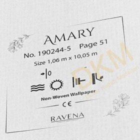 Ravena Amary 190244-5 Hasır Duvar Kağıdı 10m² - Görsel 3