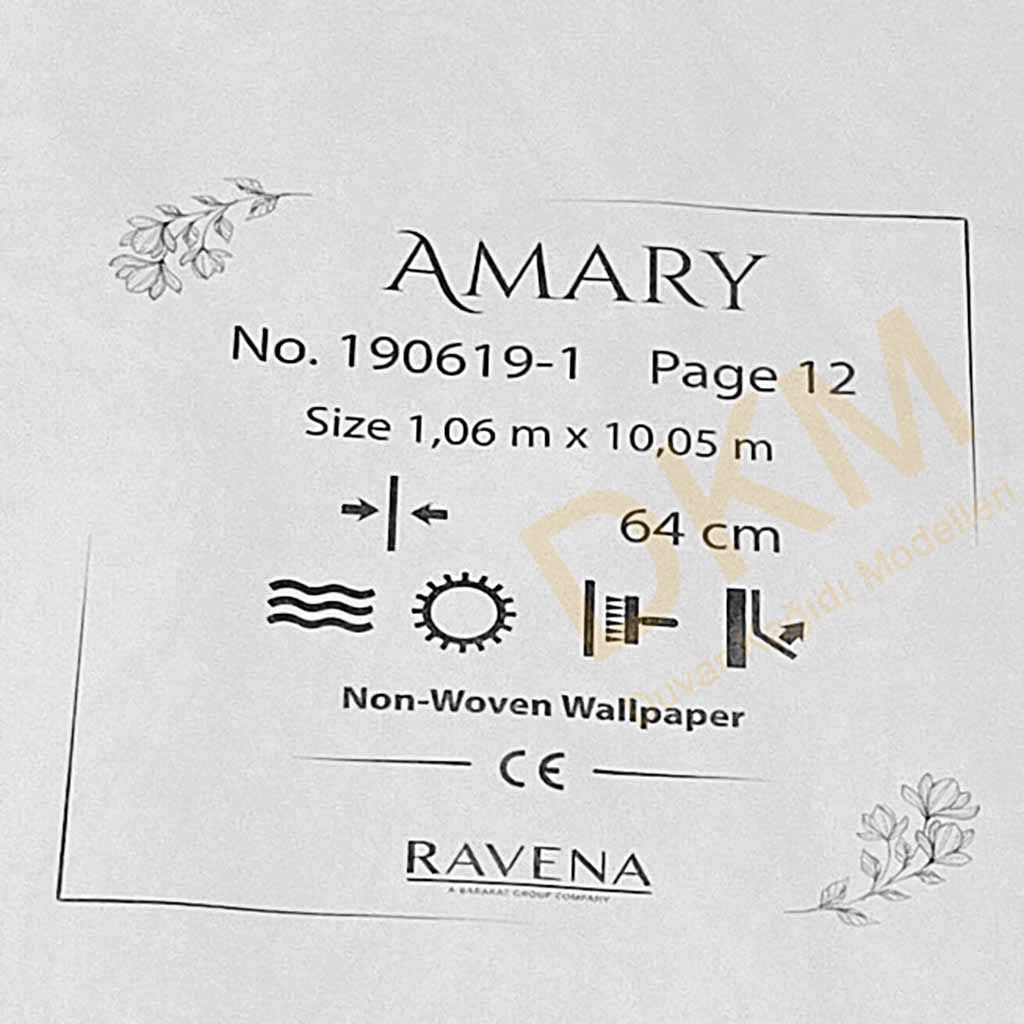 Ravena Amary 190619-1 Yaprak Duvar Kağıdı 10m² - Görsel 3