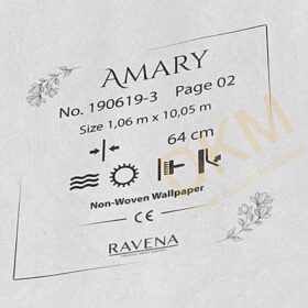 Ravena Amary 190619-3 Yaprak Duvar Kağıdı 10m² - Görsel 3