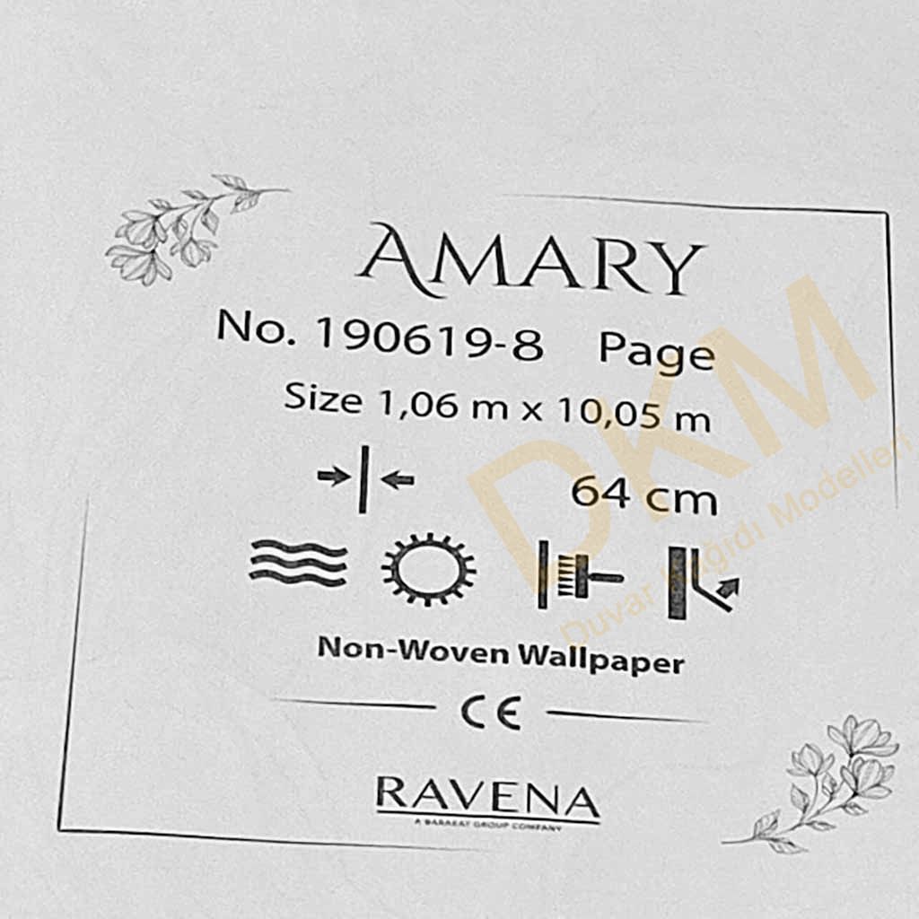 Ravena Amary 190619-8 Yaprak Duvar Kağıdı 10m² - Görsel 3