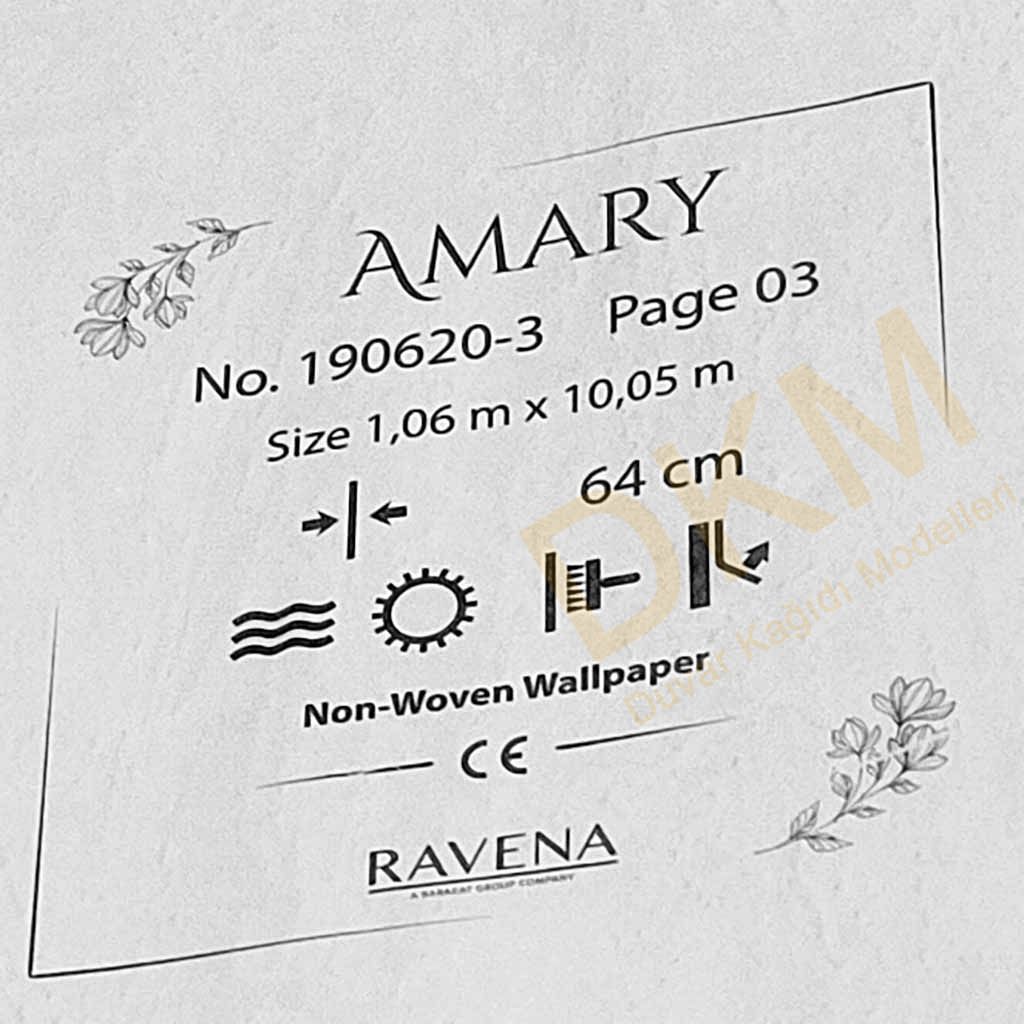 Ravena Amary 190620-3 Tek renk alacalı Duvar Kağıdı 10m² - Görsel 3