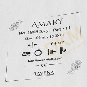 Ravena Amary 190620-5 Tek renk alacalı Duvar Kağıdı 10m² - Görsel 3