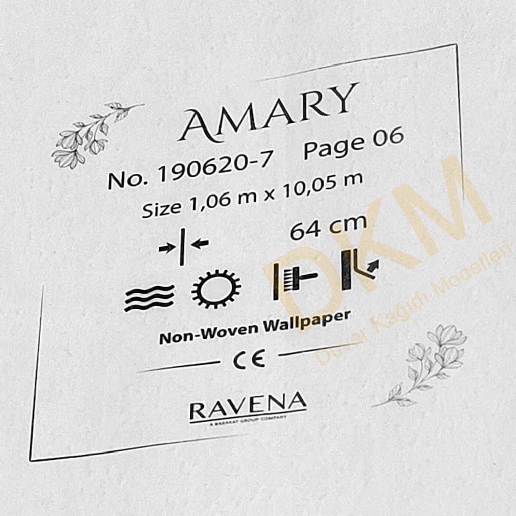 Ravena Amary 190620-7 Tek renk alacalı Duvar Kağıdı 10m² - Görsel 3