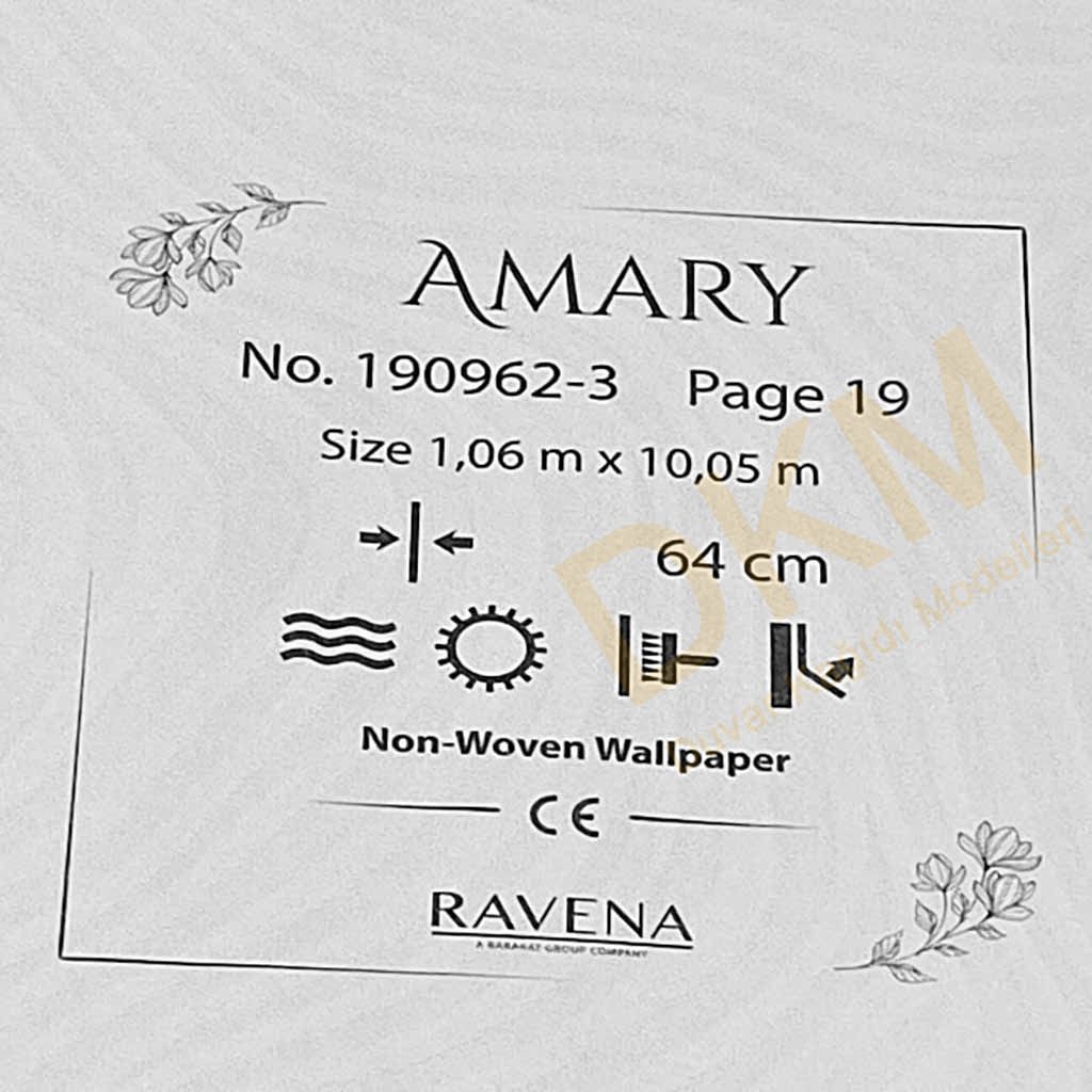 Ravena Amary 190962-3 Dalgalı Duvar Kağıdı 10m² - Görsel 3