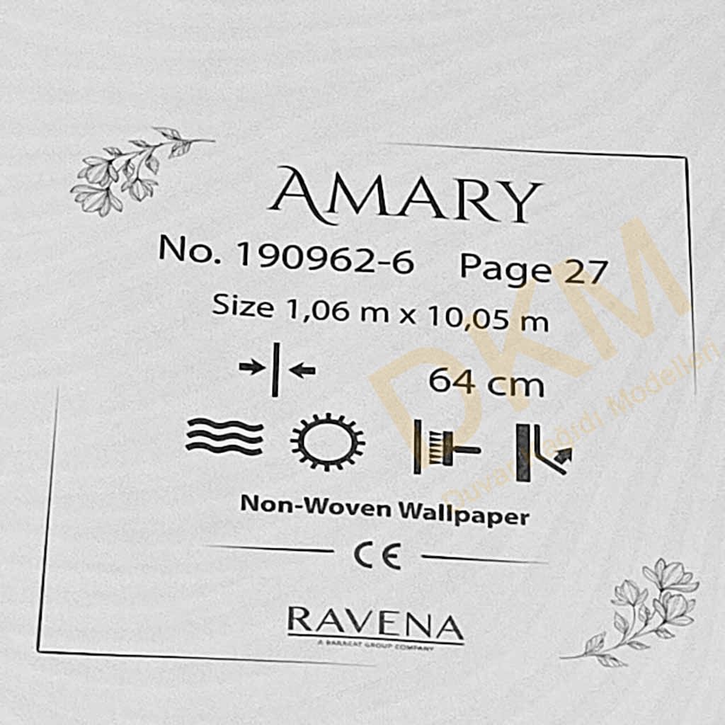 Ravena Amary 190962-6 Dalgalı Duvar Kağıdı 10m² - Görsel 3