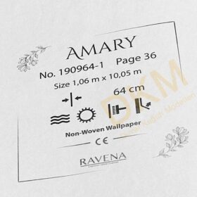 Ravena Amary 190964-1 Orta damask Duvar Kağıdı 10m² - Görsel 3