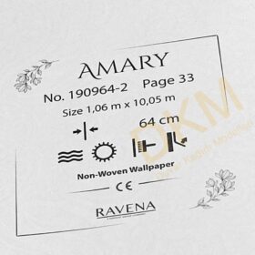 Ravena Amary 190964-2 Orta damask Duvar Kağıdı 10m² - Görsel 3