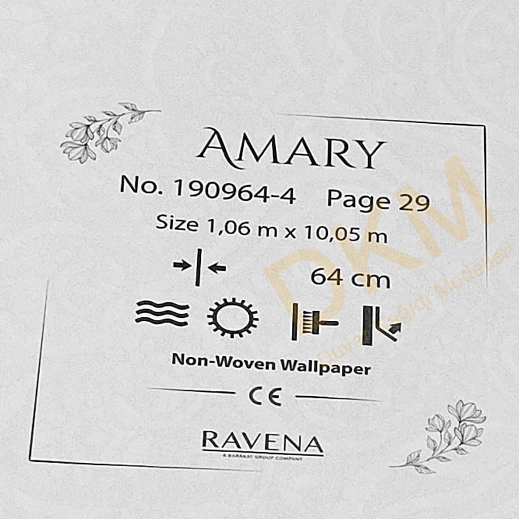 Ravena Amary 190964-4 Orta damask Duvar Kağıdı 10m² - Görsel 3