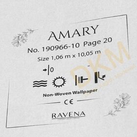 Ravena Amary 190966-10 Tek renk alacalı Duvar Kağıdı 10m² - Görsel 3