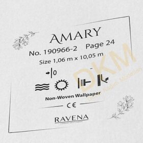 Ravena Amary 190966-2 Tek renk alacalı Duvar Kağıdı 10m² - Görsel 3