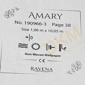 Ravena Amary 190966-3 Tek renk alacalı Duvar Kağıdı 10m² - Görsel 3