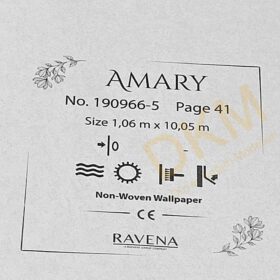 Ravena Amary 190966-5 Tek renk alacalı Duvar Kağıdı 10m² - Görsel 3