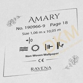 Ravena Amary 190966-9 Tek renk alacalı Duvar Kağıdı 10m² - Görsel 3